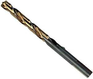 Irwin 73316 Jobber Drill Bit, 1/4 in Dia, 4 in OAL, Spiral Flute, 1/4 in Dia Shank, 3-Flat Shank