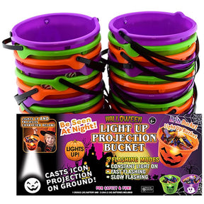 Magic Seasons Light Up Projection Bucket 1 pk, Pack of 24