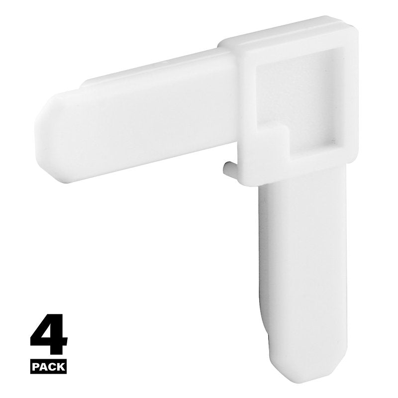 Make-2-Fit PL 7729 Square Cut Screen Frame Corner, Plastic, White, For: Square-Cut Ends of 5/16 Aluminum Screen Frame