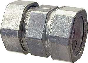 Halex 02212 Coupling, 1-1/4 in Compression, Zinc