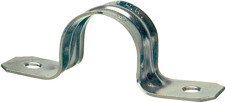 Halex 26125 Conduit Strap, 1-1/2 in, Steel, Galvanized, 2/BAG