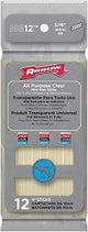 Arrow MG12 Glue Stick, Clear, 0 to 356 deg F Temperature