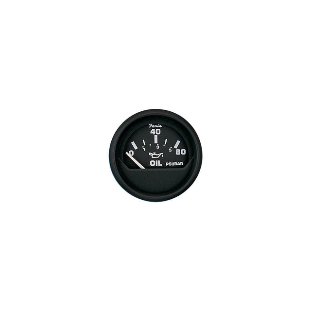 Faria 12803 Euro 2″ Oil Pressure Gauge 80 PSI