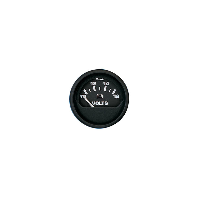 Faria 12821 Euro 2″ Voltmeter Gauge (10-16 VDC)