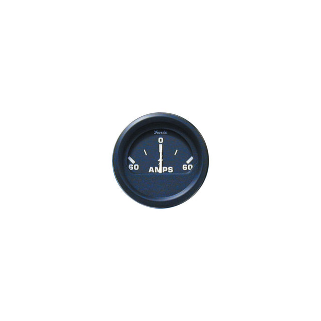 Faria 12822 Euro Black 2″ Ammeter Gauge (60-0-60)