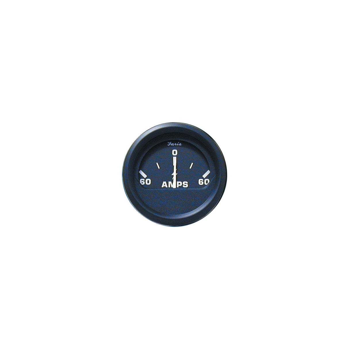 Faria 12822 Euro Black 2″ Ammeter Gauge (60-0-60)
