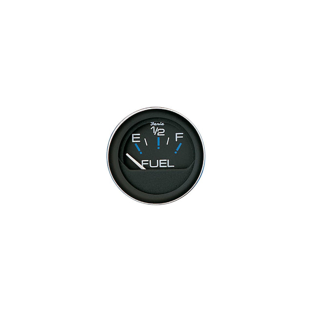 Faria Coral Black 2″ Fuel Level Gauge (E-1/2-F)