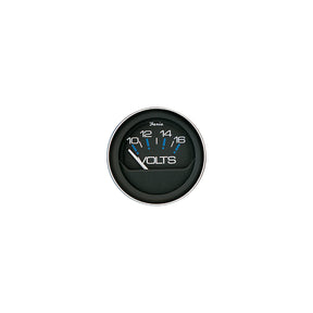 Faria Coral Black 2″ Voltmeter Gauge (10-16 VDC)