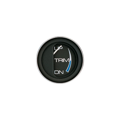 Faria Coral Black 2″ Trim Gauge For Mercury/Mariner/Mercruiser/Volvo DP/Yamaha 2001 and Newer)