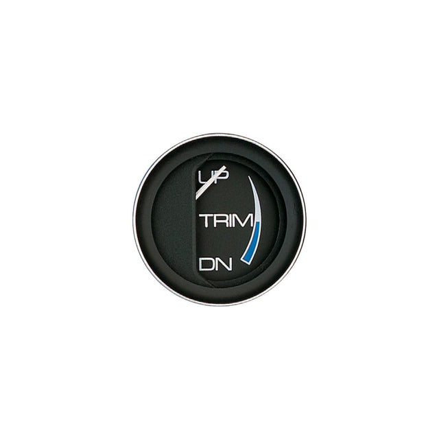 Faria Coral Black 2″ Trim Gauge For Mercury/Mariner/Mercruiser/Volvo DP/Yamaha 2001 and Newer)