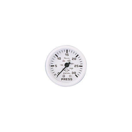 Faria Dress White 2″ Water Pressure Gauge Kit 30 PSI