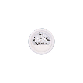 Faria Dress White 2″ Cylinder Head Temperature Gauge With Sender (60-220F)