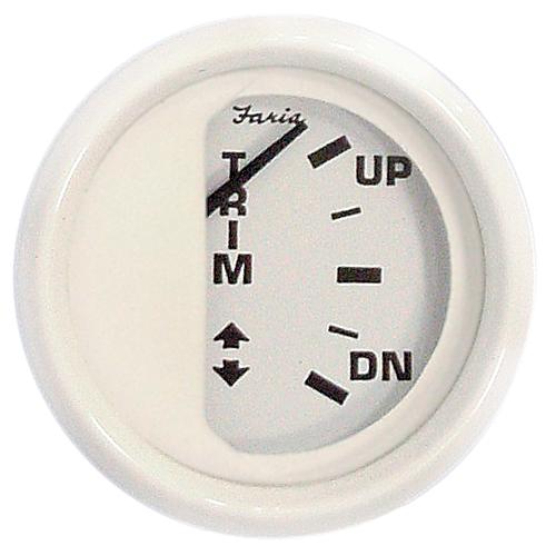 Faria F13123 Dress White 2″ Trim Gauge