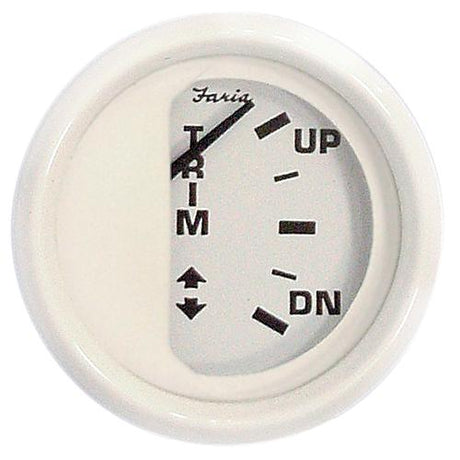 Faria F13123 Dress White 2″ Trim Gauge