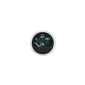 Faria Chesapeake SS Black 2″ Gauge - Oil Pressure Gauge 80 PSI