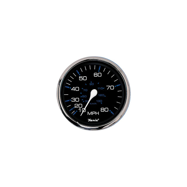 Faria Chesapeake SS Black 2″ Gauge - Voltmeter Gauge (10-16 VDC)