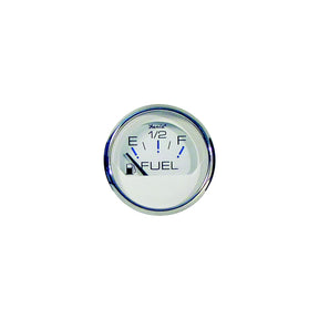 Faria Chesapeake SS White 2″ Gauge - Fuel Level Gauge (E-1/2-F)
