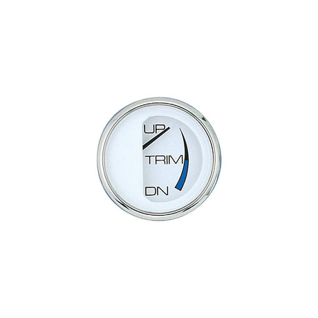 Faria Chesapeake SS White 2″ Gauge - Trim Gauge