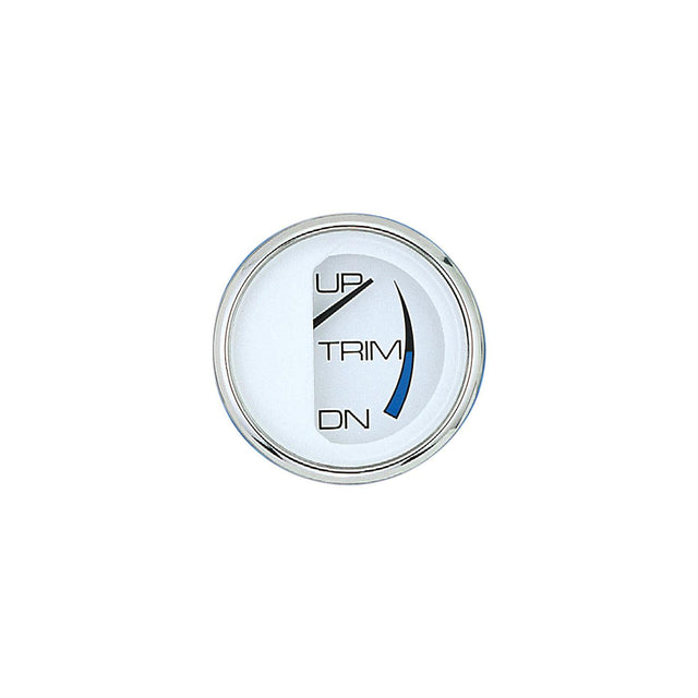 Faria Chesapeake SS White 2″ Gauge - Trim Gauge