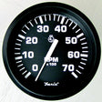 Faria 32812 Euro 4″ Gauge - Speedometer, 80 MPH