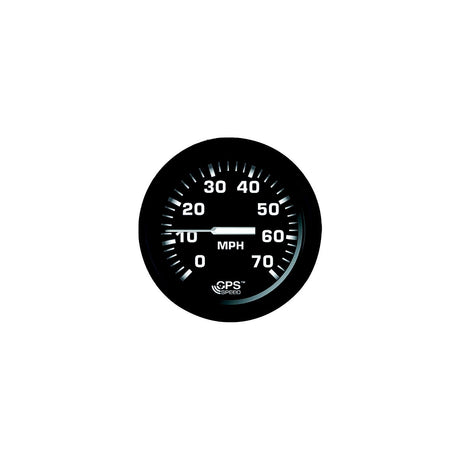 Faria 32816 Euro Black 4" Gauge - 60 MPH GPS Speedometer