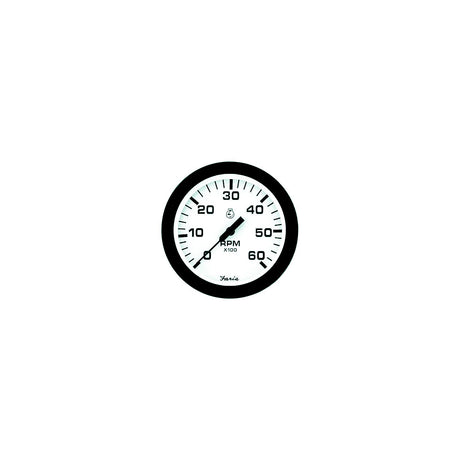 Faria Euro 4" Gauge - 6000 RPM Tachometer (Gas) (Inboard & I/O)