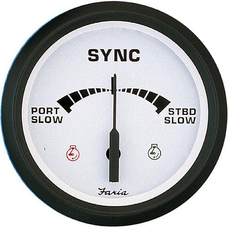 Faria Euro 4" Gauge - 7000 RPM Tachometer With System Check Indicator (Gas) (J/E Outboard)