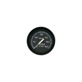 Faria Coral Black 4″ Gauge - 6000 RPM Tachometer (Gas) (Inboard & IO)