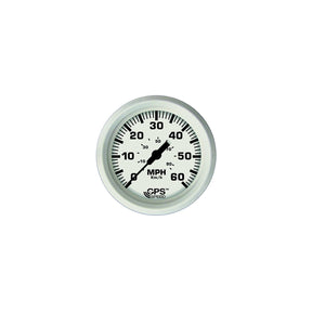 Faria 33147 Dress White 4″ Gauge - 60 MPH GPS Speedometer