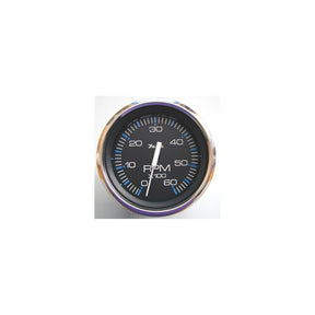 Faria Chesapeake SS Black 4″ Gauge - 6000 RPM Tachometer (Gas) (Inboard & IO)