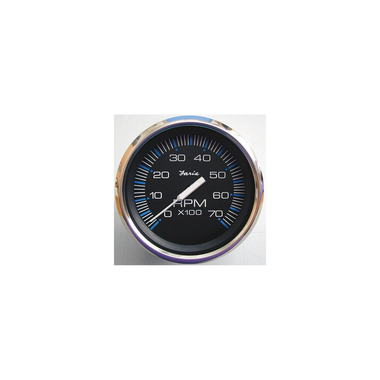Faria Chesapeake SS Black 4″ Gauge - 7000 RPM Tachometer (All Outboard)