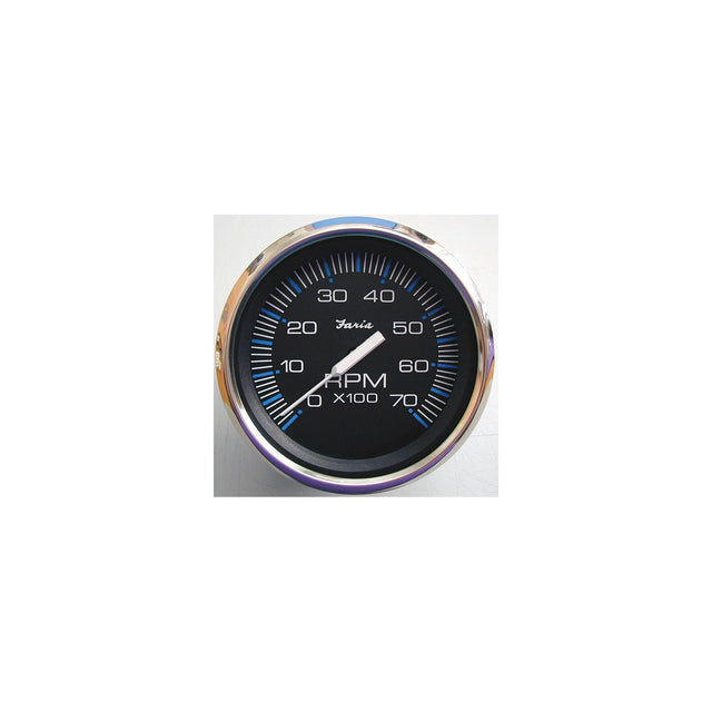 Faria Chesapeake SS Black 4″ Gauge - 7000 RPM Tachometer (All Outboard)