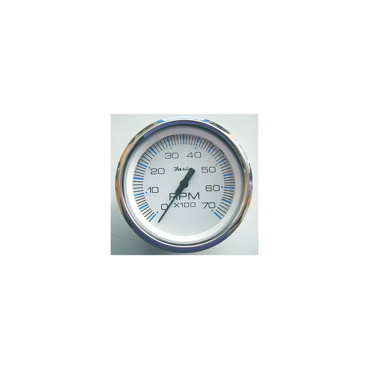 Faria Chesapeake SS White 4″ Gauge - Tachometer, 7000 universal-all outboards