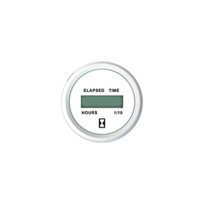 Faria F13130 Dress White 2″ Digital Hourmeter (12-32VDC)