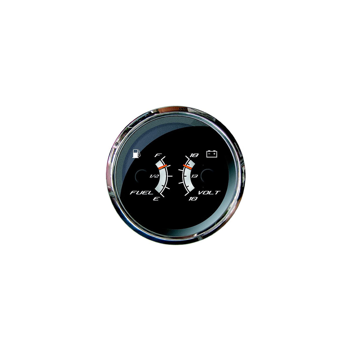 Faria F22013 Platinum 4″ Gauge - Multifunction: Fuel Level, Voltmeter