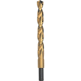 DEWALT DW1328 Jobber Drill Bit, 7/16 in Dia, 5-1/2 in OAL, Parabolic Flute, 3/8 in Dia Shank, Reduced Shank