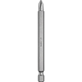 DEWALT DW2032 Power Bit, #2 Drive, Phillips Drive, 1/4 in Shank, Hex Shank, 3-1/2 in L, Steel