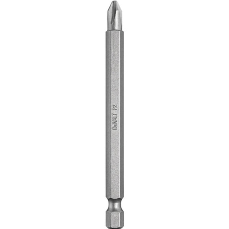 DEWALT DW2032 Power Bit, #2 Drive, Phillips Drive, 1/4 in Shank, Hex Shank, 3-1/2 in L, Steel