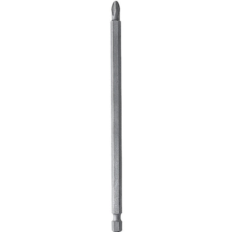 DEWALT DW2062 Power Bit, #2 Drive, Phillips Drive, 1/4 in Shank, Hex Shank, 6 in L, Steel