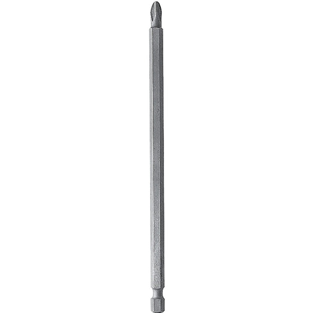 DEWALT DW2062 Power Bit, #2 Drive, Phillips Drive, 1/4 in Shank, Hex Shank, 6 in L, Steel