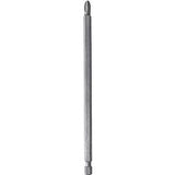 DEWALT DW2062 Power Bit, #2 Drive, Phillips Drive, 1/4 in Shank, Hex Shank, 6 in L, Steel