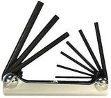 Eklind 20911 Hex Key Set, Includes: 5/64 to 1/4 in Keys, 9-Piece, Black