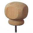 UFP 106093 Post Top, 3-1/2 in Dia, 4 in H, Contemporary, Wood, White