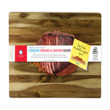 Architec Gripperwood 19 in. L X 13 in. W X 1.5 in. Acacia Wood Concave Carving Board, Pack of 3