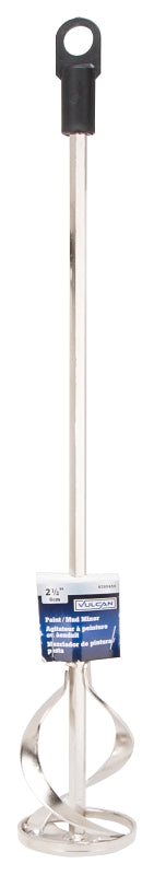 Vulcan 151003L Max Mud Mixer, 16-1/4 in OAL, 5/16 in Dia Shaft, Steel, Nickel-Plated