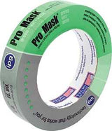 IPG 5803-1 Masking Tape, 60 yd L, 0.94 in W, 5.9 mil Thick, Crepe Paper/Synthetic Rubber Backing, Light Green