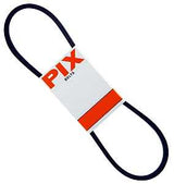 PIX A34/4L360 V-Belt, 36 in Outside Circumference, A, 1/2 in W, Black