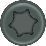 ProFIT 297138/281138 Deck Screw, #8 Thread, 2 in L, Coarse Thread, Bugle Head, Combo Drive, Gray, Sharp Point