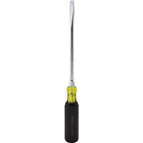 STANLEY 66-092 Screwdriver, 3/8 in Drive, Slotted Drive, 13-5/8 in OAL, 8 in L Shank, Vinyl Grip Handle