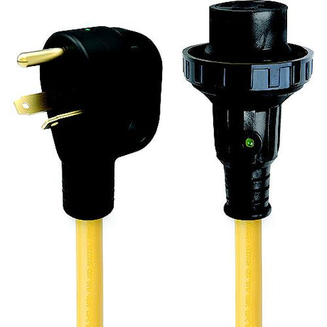 Park Power Weekender 30ARVD36 30A 125V Detachable Power Cord w/Handle &amp; Indicator Light, 36'